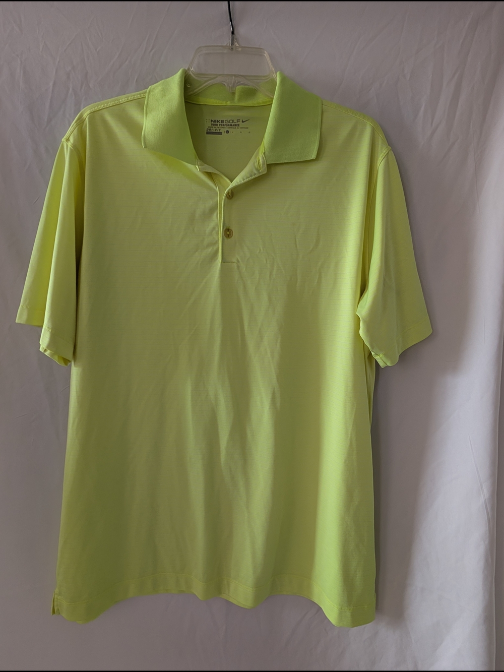 Nike Men’s Neon Yellow Polo Shirt